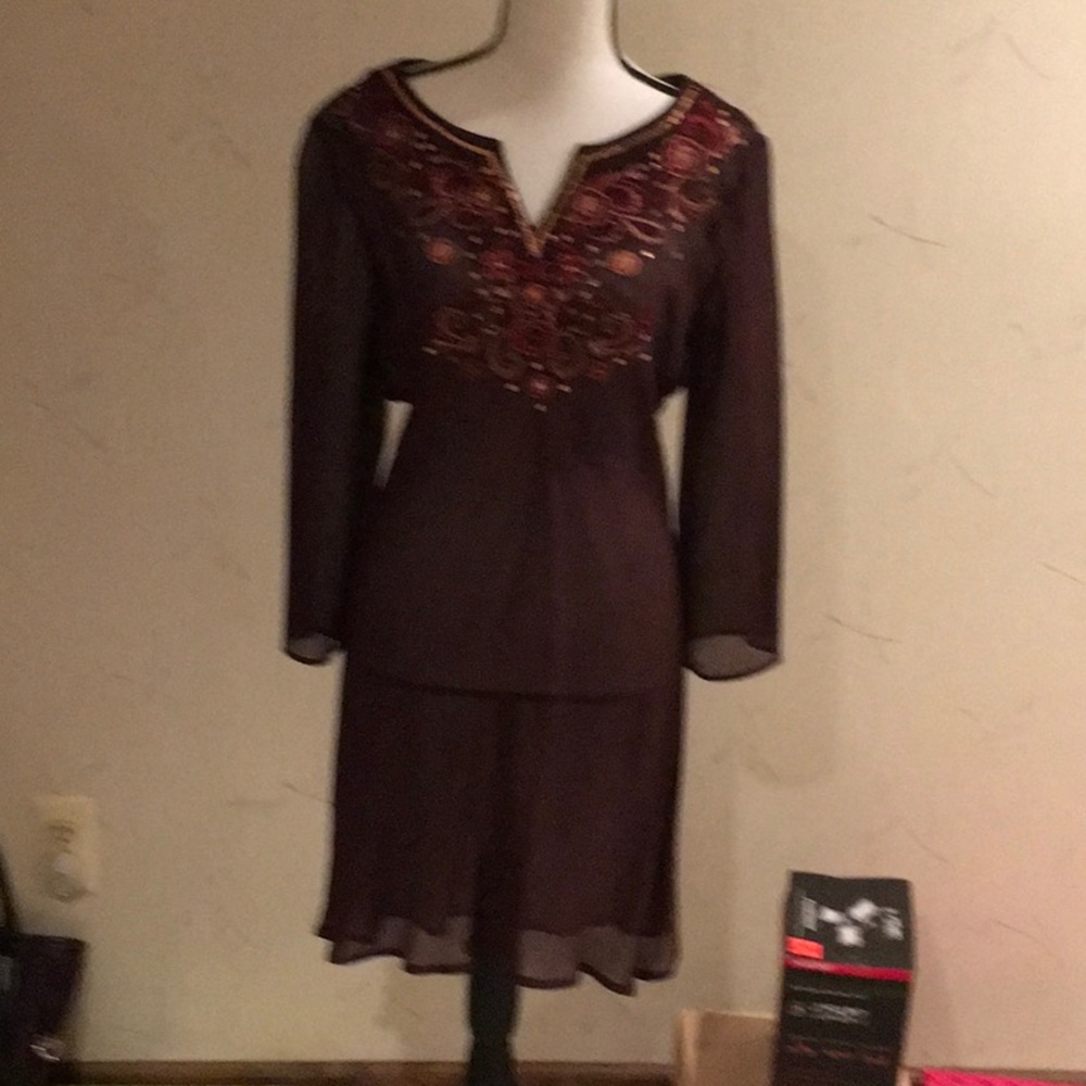 Brown beach cover up
